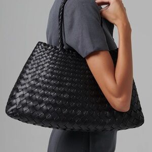 Dragon Diffusion- Santa Croce black shoulder bag
